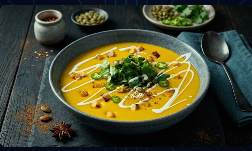 Thai Spiced Pumpkin & Coconut Soup